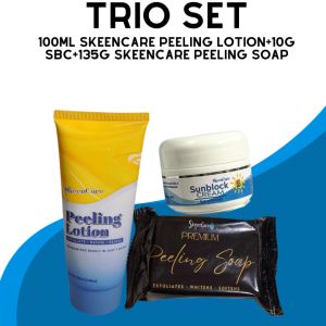 Trio Set 100ml SkeenCare Peeling Lotion+10g SBC+Premium Peeling Soap