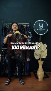MENSTYLE BATIK - Kemeja Batik Pria Slimfit Lapis Furing Zyandru Sanggit