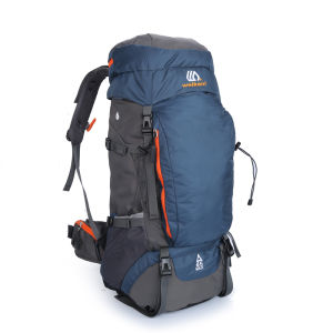 But Kani Outdoor Multi-Functional Climbing Bag Large Capacity 60+5L Camping Tent Hiking Waterproof Travel Double-Shoulder Rucksack