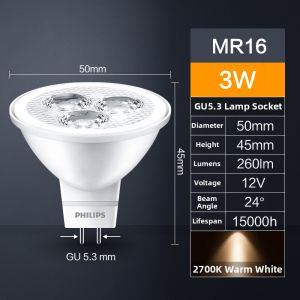 Philips | Low Voltage Energy Saving Bulb Warm Yellow and Cool White 12V