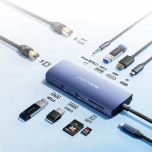 Acasis | Multifunction Desktop USB Expansion Hub 4K HDMI Power Delivery Adapter