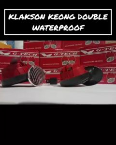 KLAKSON KEONG DOUBLE MOTOR MOBIL TRUK BUS 12 V 24 V WATERPROFF SUARA ngeBASS SEPERTI HELLA DENSO / SNAIL HORN 12 V 24 V