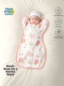 TONGLIANCHUXIN | Sleep Sack for Newborn Anti Startle Prevents Kicking Cotton Summer and All Seasons