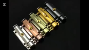 Rust-proof Push Barrel Bolt Latch Slide Lock for Inside Door for Toilet Bathroom Shed Open Type Chrome Plated