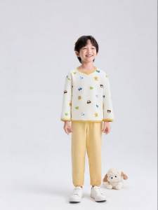 Purcotton | Waffle Pattern Cotton Pajama Set