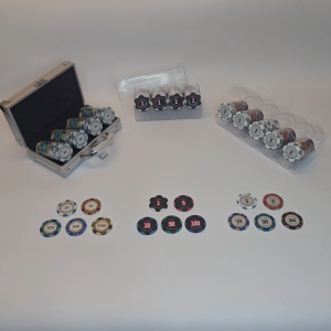 【Mahjong Chips Set】14 Grams Heavy Chips / Alu Case / 4R or 5R Acrylic Rack / $300 $400 or $500 Base【Ship Out 24Hrs】