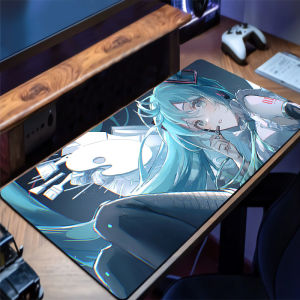 Bandai | Hatsune Miku Heart Pink Anime Gaming Mouse Pad Extended Large Non-Slip Anti-Dirt Desk Mat