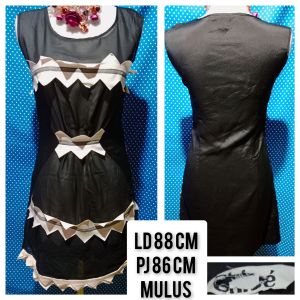 DRESS KUTUNG/SLEEVELESS HITAM 146