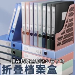 Long Size File Box Large Capacity Paper Folder Organizer File Organizer Document Box Organizer 23.5X35.5cm