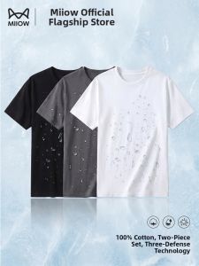 MiiOW | Three-proof Pure Cotton Summer Thin Round-neck T-Shirt