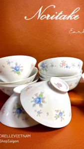 NORITAKE 100%New - Early Spring - [Bán Lẻ] 01 Chén/ Bát Ăn Cơm Hoa Nhí [2 Mẫu]
