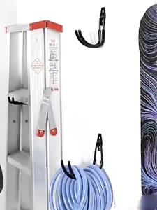 ตะขอแขวนเครื่องมือ รูปตัว U แบบติดผนัง แร๊กแขวนจักรยานติดผนัง แขวนจักรยานได้ แขวนสายยางได้ พร้อมส่ง