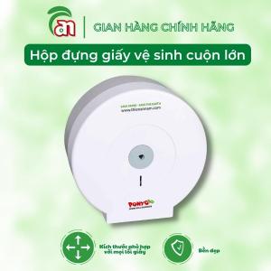 (Mua là có quà) Hộp đựng giấy vệ sinh cuộn lớn hộp đựng giấy vệ sinh nhà tắm PONYO tròn cao cấp - Thiên An Nam paper