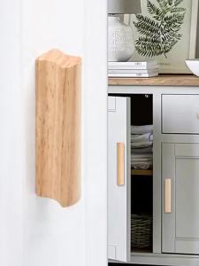 Modern Simple Cabinet Handle Wood Nordic Drawer Handle Wooden