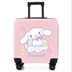 Childrens Luggage Cartoon Password Lock Rolling Wheel Carry-On Suitcase Holiday Gift Box Student Boarding Box Logo Printing