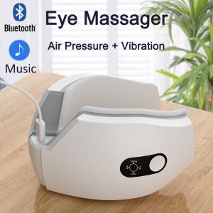Smart Massage Eye Mask with Bluetooth Music Vibrating Hot CompressEye Massager to Relieve Eye FatigueImprove Sleep Effect