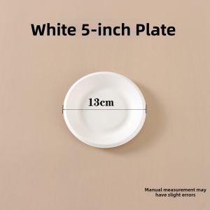 Disposable White Paper Plates For Childrens Crafts And Clay