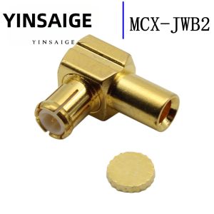 RF Connector MCX-JWB2 Bent Male 086 Semi-Flexible/RG405 Semi-Rigid Cable
