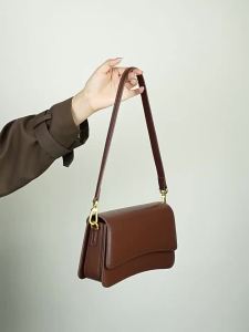 Túi Đeo Vai Bằng Da Thật Dành Cho Nữ Zency Chic Túi Xách Thiết Kế Dung Tích Lớn Có Dây Đeo Dài Túi Đeo Chéo Nách Quý Phái