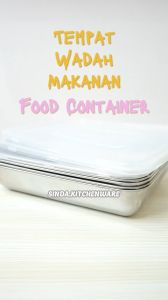 Sinda Tempat Wadah Makanan Kontainer Makanan Sayuran Food Box Stainless