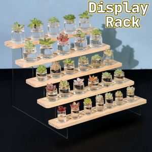 Blind Box Storage Display Rack Transparent Ladder Doll Figurine Display Rack Mini Model Storage Rack Cosmetics And Makeup Storage Rack Doll Desktop Storage Box