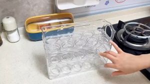 30 Grid Egg Tray Three Layer Egg Shelf Storage Egg Tray Organizer for Refrigerator Tray Layer Box Fresh Household