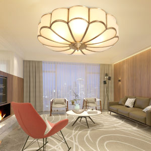 MINGRU | Vintage Luxury American Ceiling Light Round