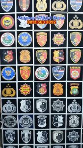Patch Logo RESERSE BRIMOB RESMOB MABES BARESKRIM JATANRAS PROPAM PAMINAL SABHARA POLANTAS Warna Emblem Prepet Perekat Velkro Badge Tactical Army