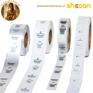 [ EsoteriCrafts ] SHECAN UV Satin Ribbon Clothing Labels - Washable & Vibrant Tags for Garment