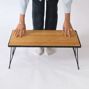 Premium Foldable Camping Table BBQ Grill Solid Stainless Steel Portable Table Light-weight Table Picnic Meja BBQ [CAMPINGGO]