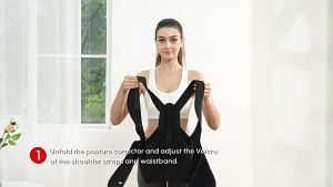 Posture Corrector Back Orthopedic Straps for Men and Women Fully Adjustable Spinal Brace Comfortable Effective Upper Back Brace