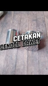 Cetakan Cendol dan Dawet Model Cangkir Bulat Stenlis