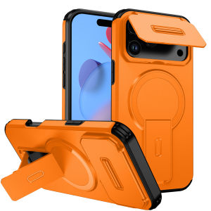 Shockproof Armor Flip Camera Protect Phone Case for IPhone 18 17 16 13 12 11 Pro Max 14 15 Plus 17 Air for Magnetic Stand Cover