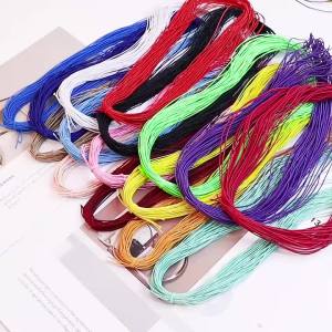 25Yards/Lot Color Braided Elastic Cord Beading Craft Stretch Threads String for Jewelry Making DIY Bracelet Necklace Accessories