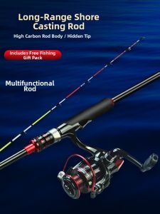 YouDiaoBaiChuan | Multi-purpose Carbon Fiber Soft Tail Fishing Rod Kit