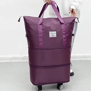 NEENCA Universal Wheel Duffel ขยายได้ Duffel ความจุขนาดใหญ่พิเศษแยกเปียกและแห้งกระเป๋าเดินทางสำหรับนักศึกษา