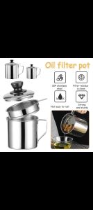 mug penyaring minyak goreng kapasitas 1.3L