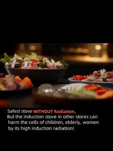 ❤️ LAHOME Electric Stove Original Ceramic Cooker Cooktop Induction Cooker Stove inverter(Super Energy Saving )Electric Cooker Portable Ceramic Glass Plate with LED Display Electric Hob Portable Sensor Touch Control Infrared Heating Timer 2200