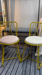 vanity chair Make-up chair domestic Simple vanity chair Mesh manicure Backrest chair for vanity dresser