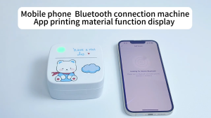Portable Mini Printer Thermal Stickers Paper Inkless Bluetooth For dolewa Printer Imprimante Android IOS Portable Label Printer
