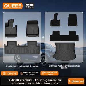 QUEES | Full TPE Full Coverage Car Floor Mats
