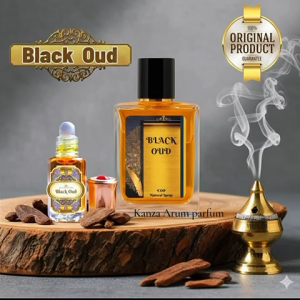 Parfum Black OUD asli arab non alkohol wangi lembut tahan lama EDP kanza arum