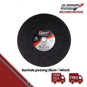 MST Batu Potong 14 inch Cutting - METAL CUT-OFF 355x3x25.5mm 3pcs/paket Gerinda Potong Besi Stainless Steel Grinda Memotong Stainlis.