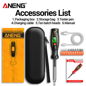 ANENG | ANENG B21 Rechargeable Voltage Detector Pen with LED Flashlight Auto Shutdown and Replaceable Tip for Electrical Maintenance