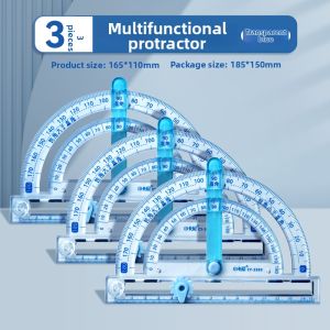 MANDAIYANGGUANG | Student Multi-functional Clear Drawing Ruler Set