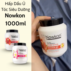 Hấp Dầu Ủ Tóc Siêu Dưỡng NOWKON - 1000ml VITAMIN B5 Giúp Tóc Mềm Mượt .