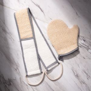 Homenhome hộ gia đình kéo dài tre dệt trở lại bùn cọ xát tạo tác khăn tắm