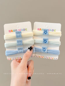 ยางรัดผมสีน้ำท่าเรือสำหรับผู้หญิง ยางรัดผมยืดหยุ่นสูง ไม่มีรอยต่อ ทนทาน ยางรัดผมแบบเรียบง่ายและทนทาน ตกแต่งผมสไตล์สาวน้อยน่ารัก