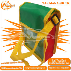 TAS MANASIK HAJI ANAK TK/ TAS SELEMPANG HAJI ANAK TK DAN PAUD/ BAHAN NILON TAHAN AIR