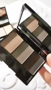 Eyebrow Powder 3 in 1 Color Bedak Alis Multifungsi Tahan Lama - LA146